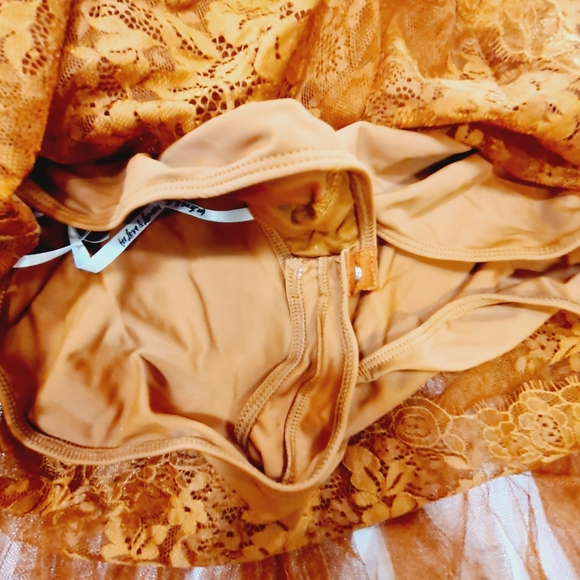 For Love & Lemons x REVOLVE Bustier Gown in Rust - Picture 6 of 13